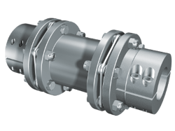 Steel disc coupling