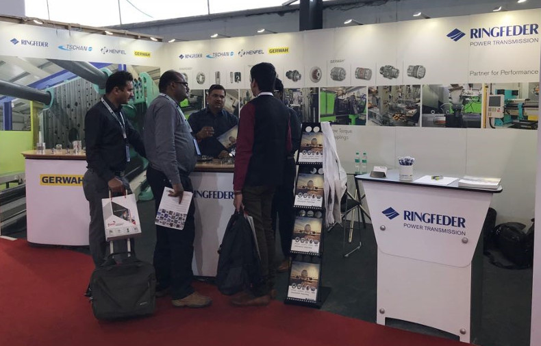 Ringfeder auf der Plastindia 2018