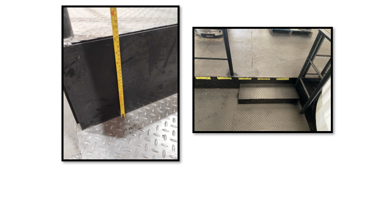 high steps were replaced